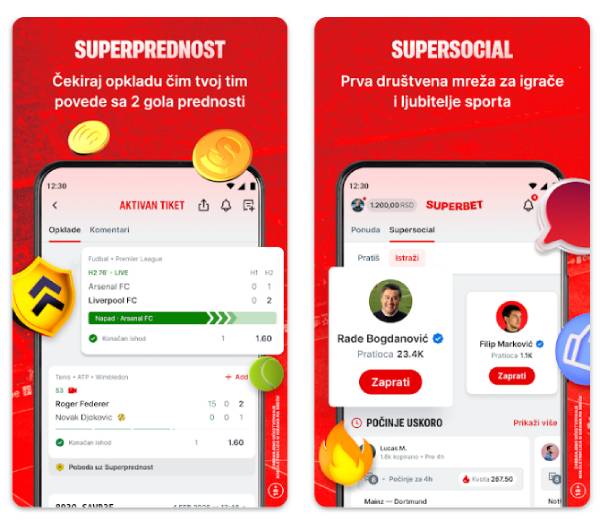 Superbet aplikacija za kladjenje