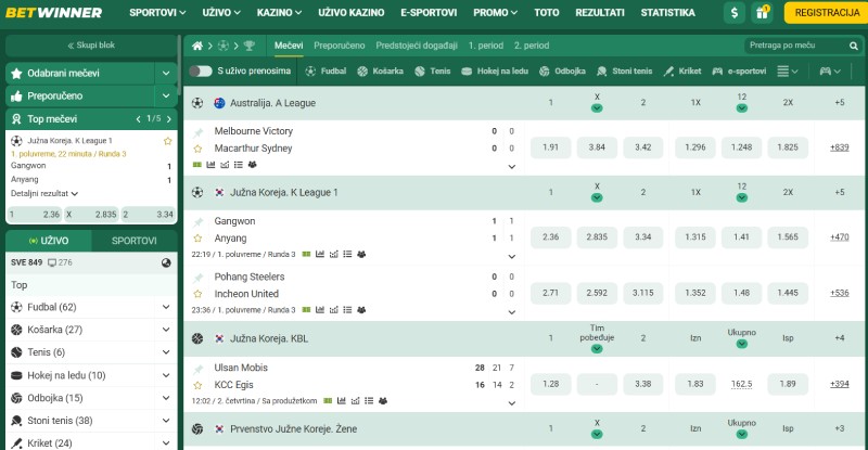 Betwinner kladionica website