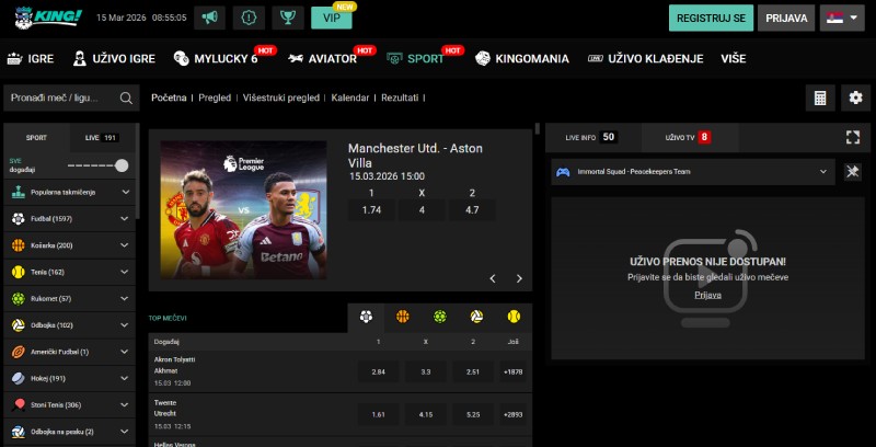 King kladionica website